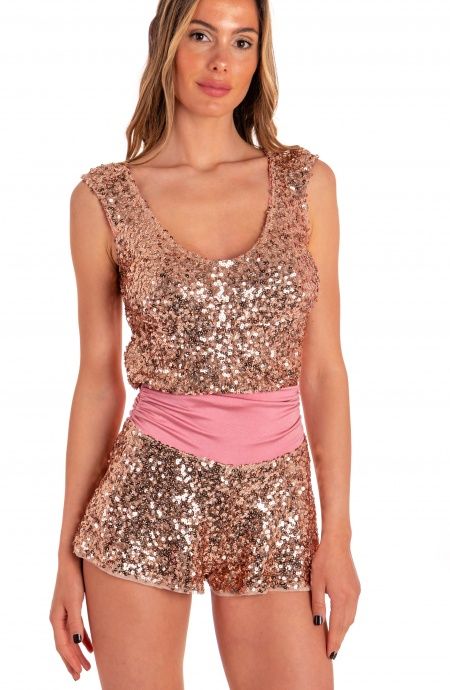 Pin Up Stars Short Full Paillettes Nuovo