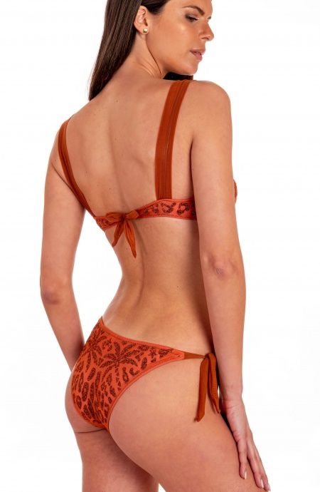 Pin Up Stars Bikini Balconcino Con Ferretto Slip Fiocchi Maculato Lurex Lightning offer