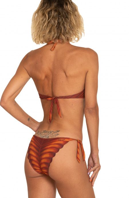 Pin Up Stars Bikini Balconcino Con Ferretto Foglia In Lycra Riciclata I Più Venduti