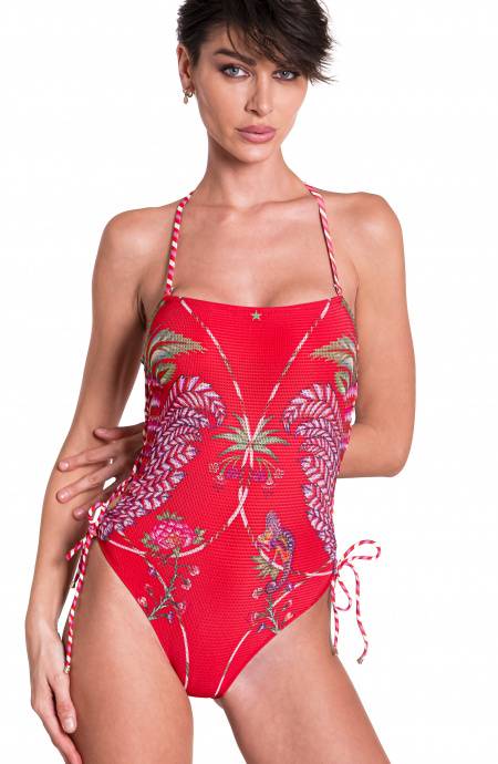 Pin Up Stars Costume Intero a Fascia Camaleonte Moda