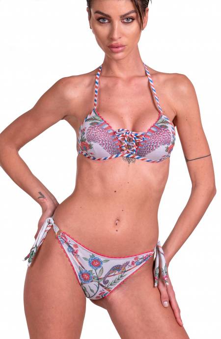 Pin Up Stars Bikini Triangolo Push-Up Slip Brasiliana Camaleonte Sconto di tempo limitato