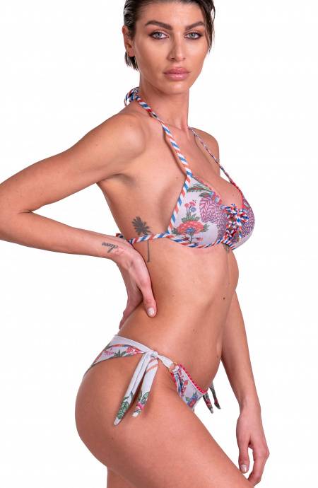 Pin Up Stars Bikini Triangolo Push-Up Slip Brasiliana Camaleonte Sconto di tempo limitato