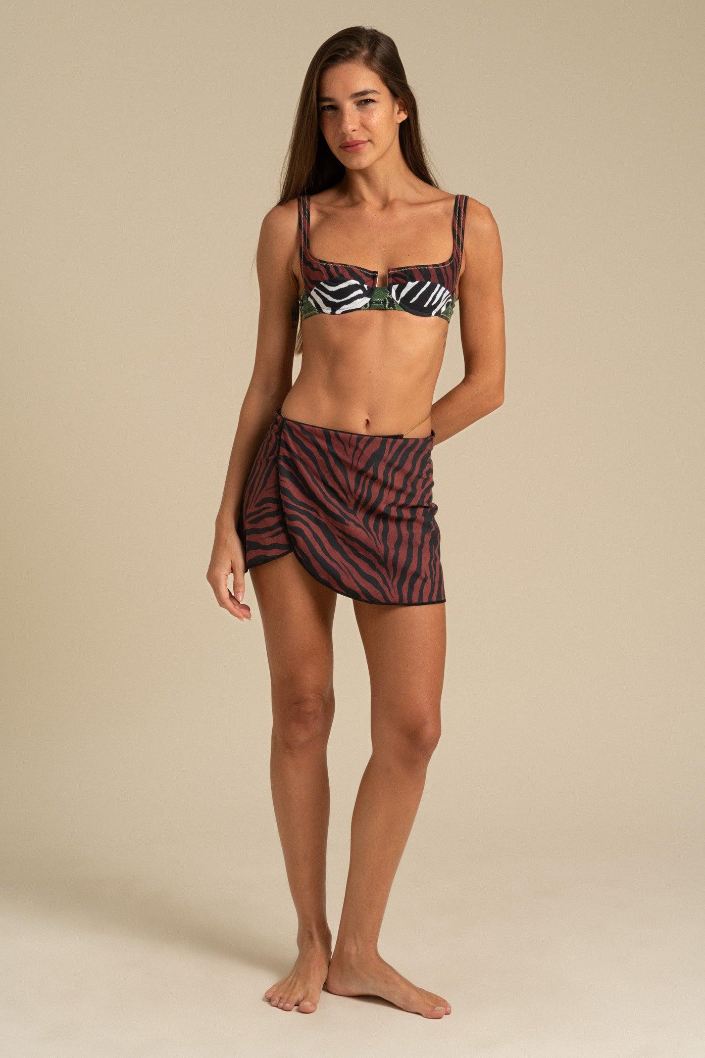 Reina Olga Ciclone Wrap Skirt Consegna Veloce