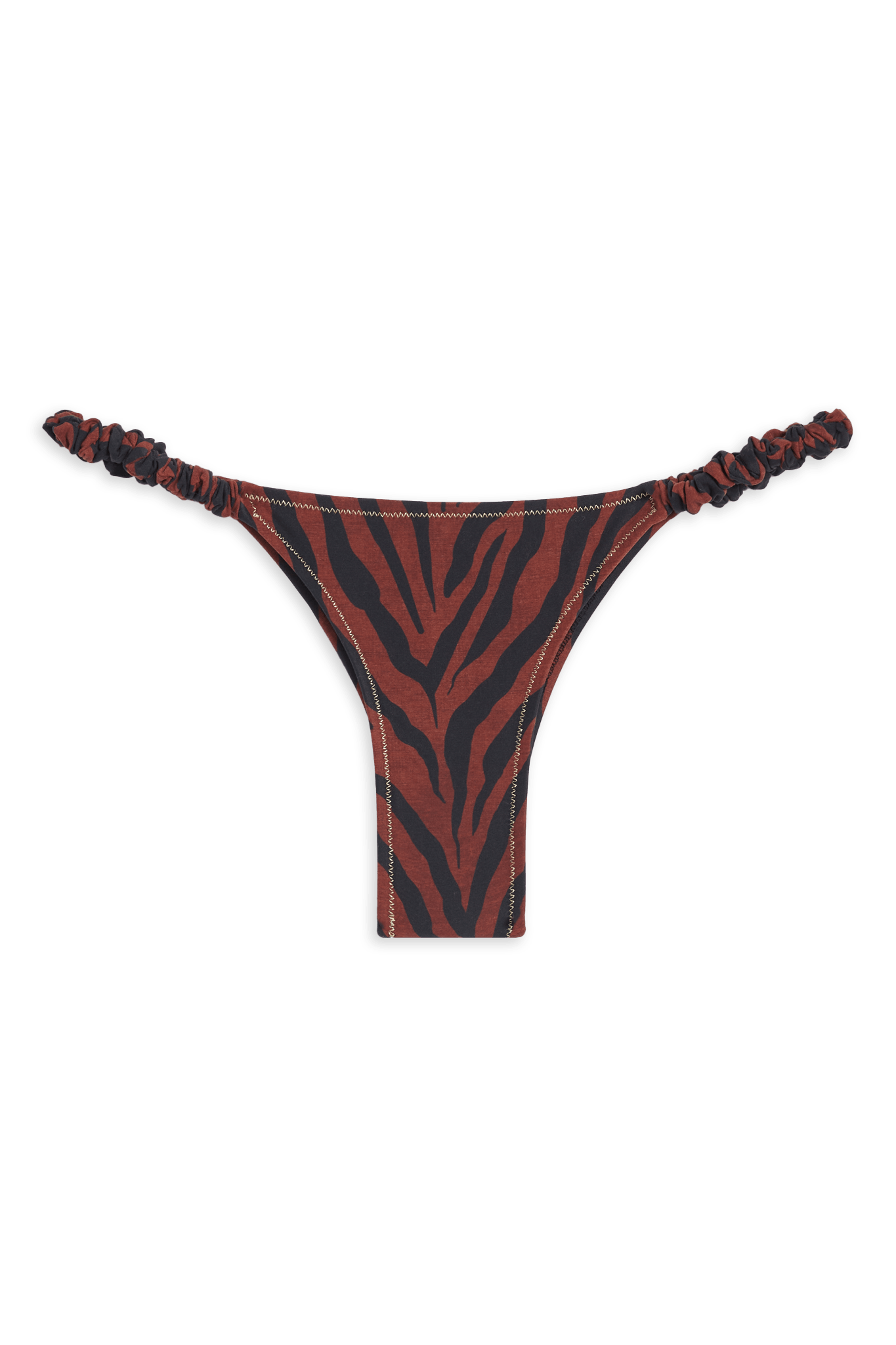 Reina Olga Scrunchie Bikini Bottom In Linea