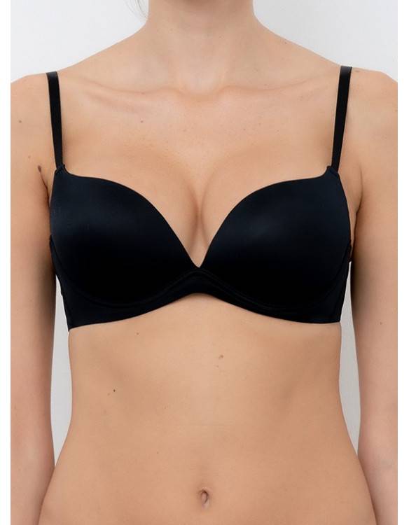 Lormar Reggiseno Push Up senza ferretto - Desiderio Liscio Qualità Garantita