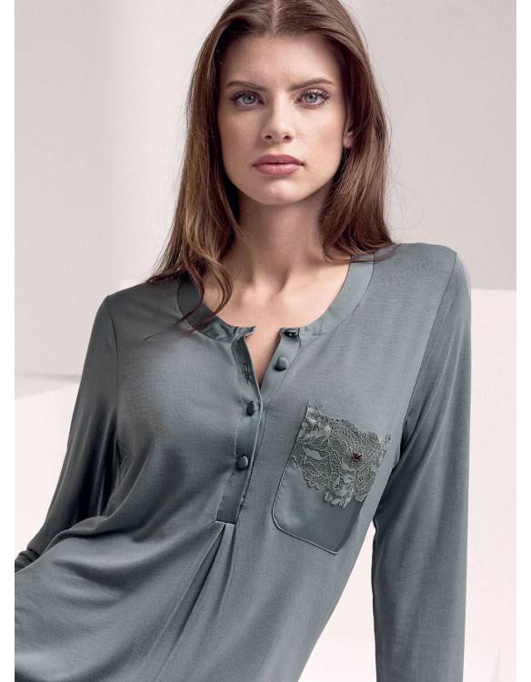Lormar Camicia da notte - Serie SATÈN Negozi Online