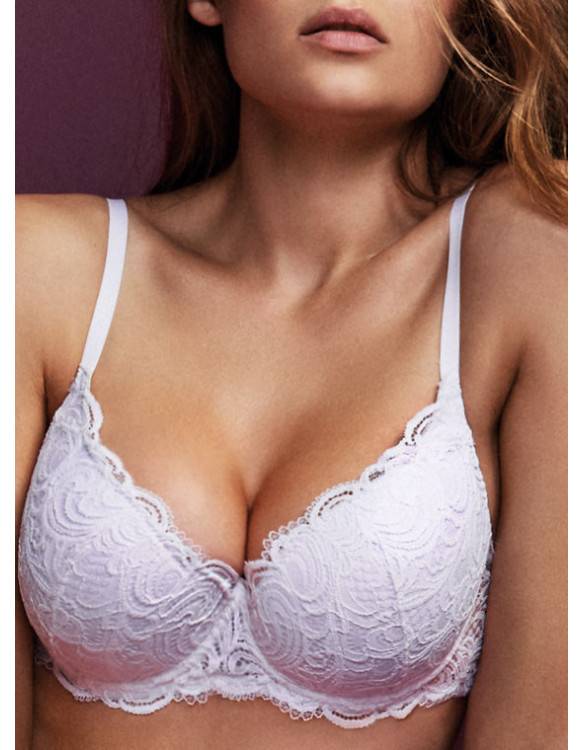 Lormar Reggiseno Balconcino in pizzo leavers - Frizzante Plunge Promozione Limitata