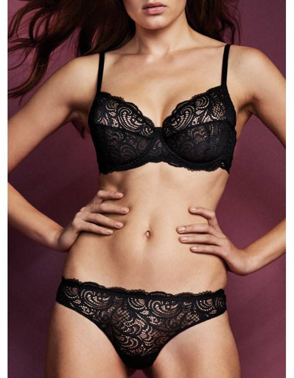 Lormar Reggiseno Sfoderato in pizzo leavers - Frizzante Sfoderato Prezzo Ridotto