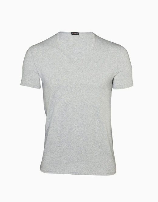 Lovable T-Shirt Cotton Stretch in cotone elasticizzato scollo a V, grigio melange Offerte