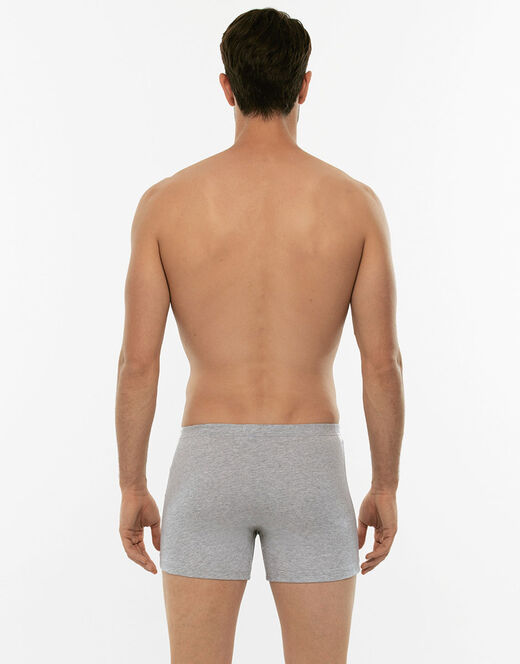 Lovable Boxer parigamba Bipack in 100% cotone Pure Cotton, grigio melange 2025