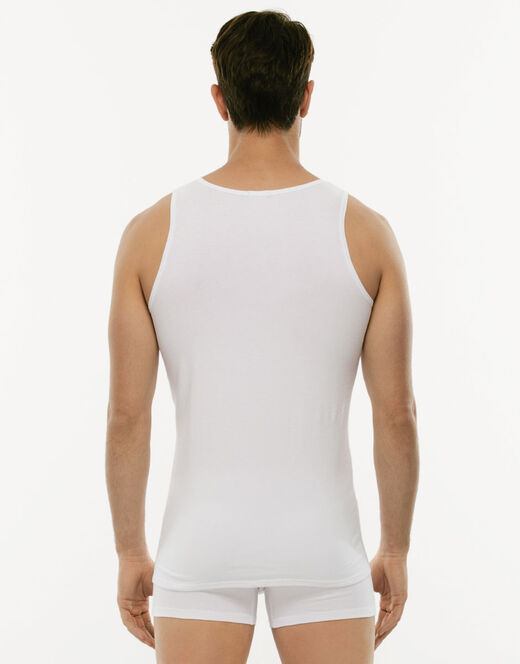 Lovable Canotta Cotton Stretch in cotone elasticizzato, bianco In Linea