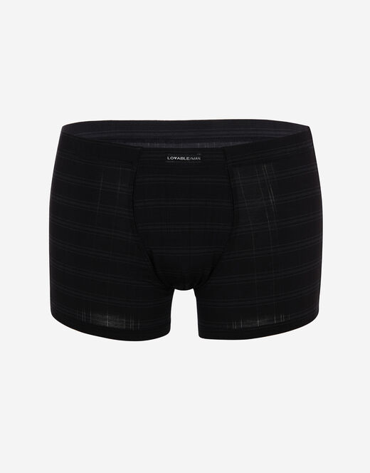 Lovable Boxer uomo in micromodal, nero Promozione