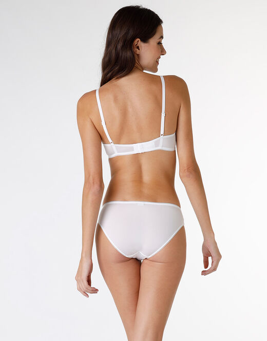 Lovable Reggiseno con ferretto Stylish Lace in pizzo elastico e microfibra, bianco Consegna Veloce