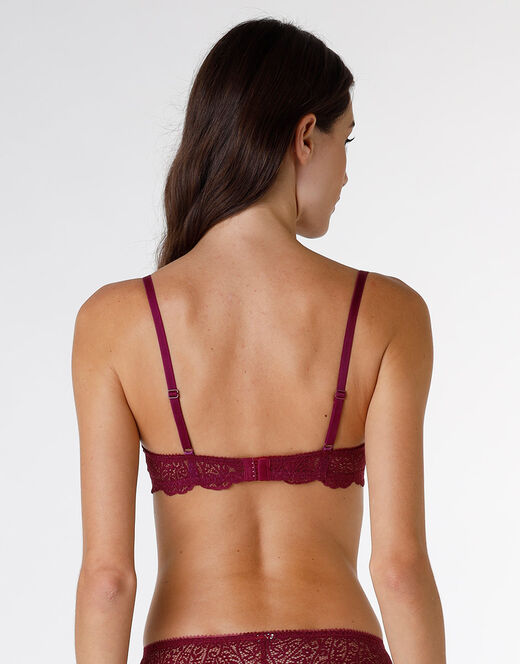 Lovable Reggiseno imbottito con ferretto Exquisite Lace, bordeaux 2025