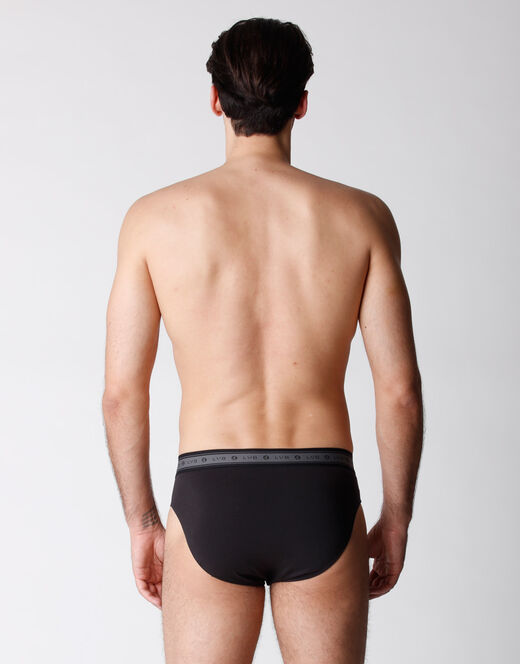 Lovable Slip bipack uomo in cotone biologico, nero In Vendita