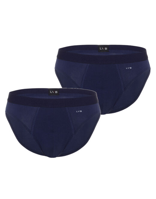 Lovable Bipack slip in cotone elasticizzato, blu Italy
