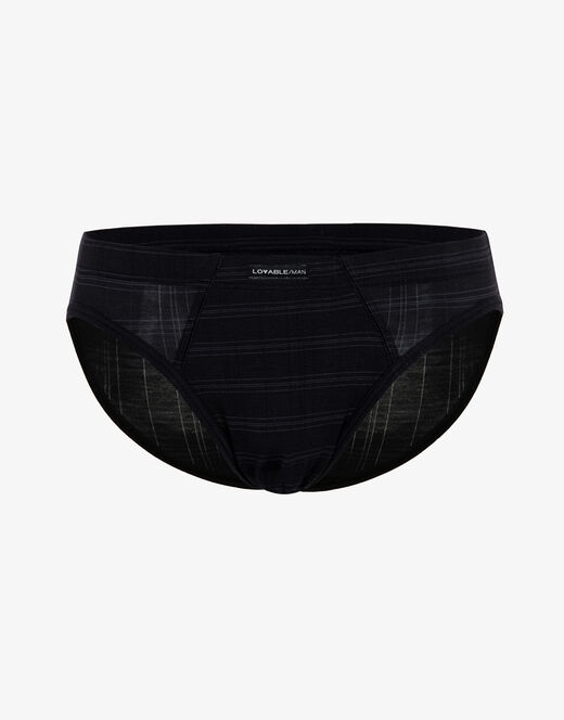 Lovable Slip uomo in micromodal, nero In Linea