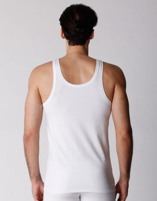 Lovable Canotta uomo in cotone biologico, confezione x2 bianco Ultimo giorno