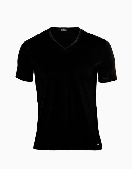 Lovable T-Shirt uomo con scollo a V profondo Supima Premium Cotton, nero Pezzi Unici