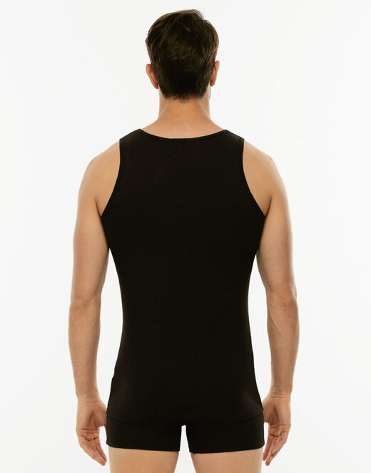 Lovable Canotta Cotton Stretch in cotone elasticizzato, nero Soddisfazione Garantita