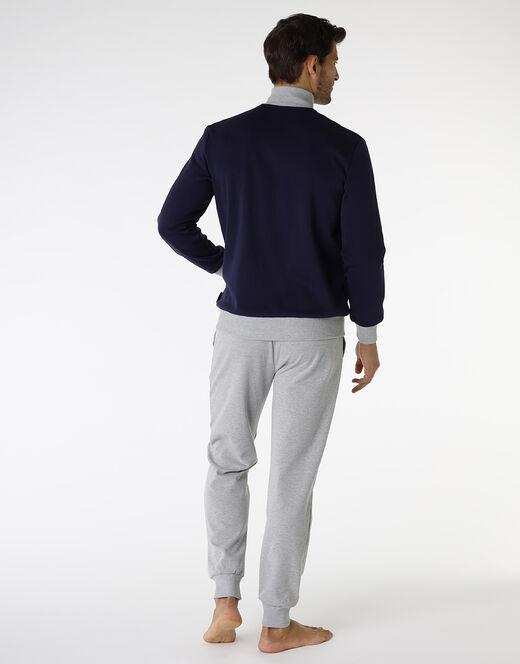 Lovable Homewear in cotone, blu navy e grigio melange Shopping Online