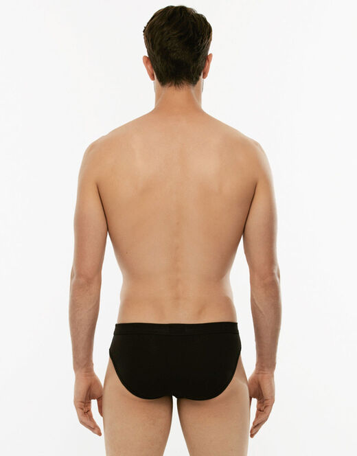 Lovable Slip mini BiPack Cotton Stretch in cotone elasticizzato, nero Affare Del Giorno