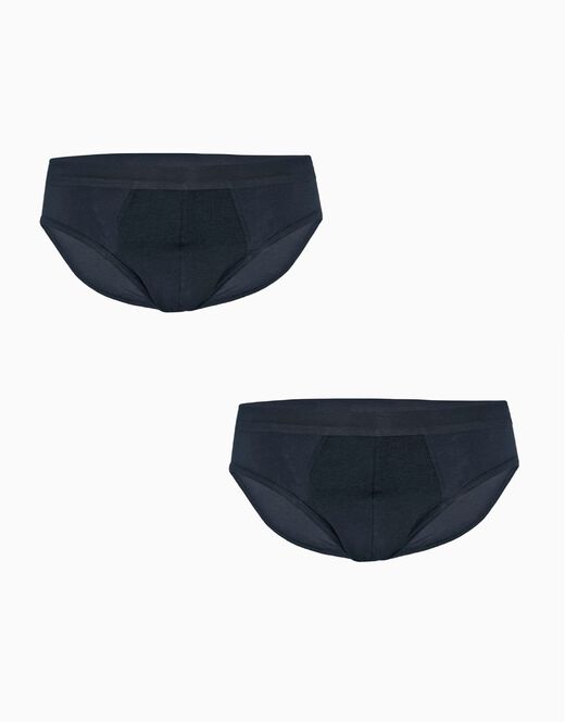 Lovable Slip mini BiPack Cotton Stretch in cotone elasticizzato, nero Affare Del Giorno