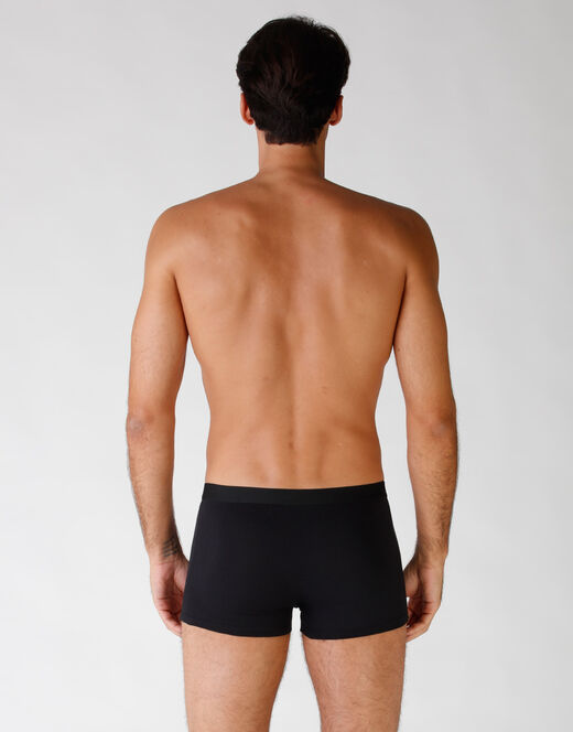 Lovable Bipack boxer in cotone elasticizzato, nero Sottocosto