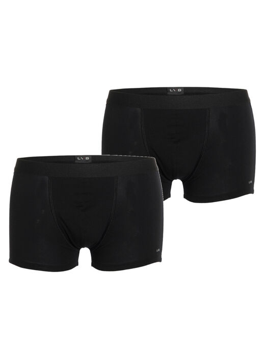 Lovable Bipack boxer in cotone elasticizzato, nero Sottocosto