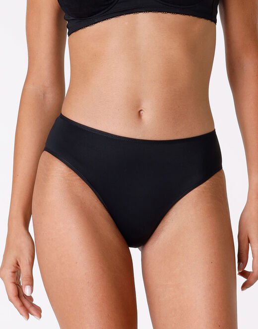 Lovable Slip midi Invisible in microfibra, nero Offerta
