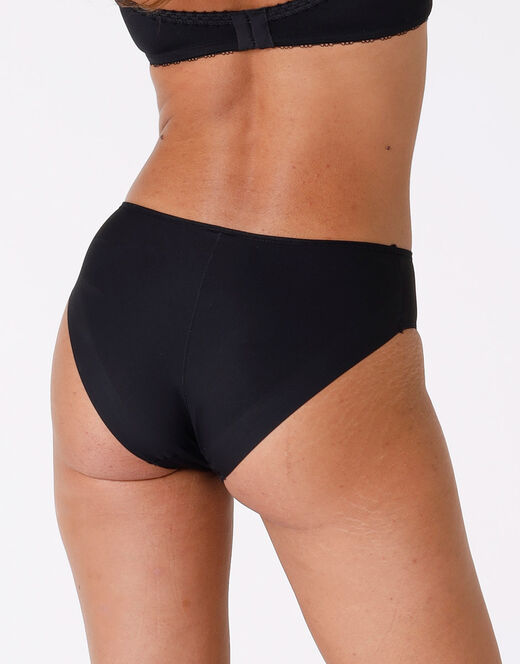 Lovable Slip midi Invisible in microfibra, nero Offerta