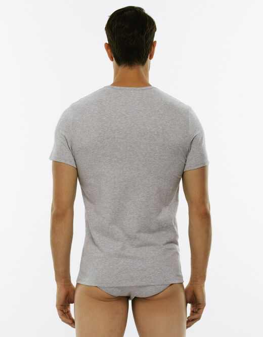 Lovable T-Shirt girocollo Cotton Stretch in cotone elasticizzato, grigio Saldi Di Fabbrica
