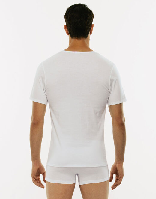 Lovable T-shirt 100% cotone Pure Cotton con scollo a V, bianco Italia