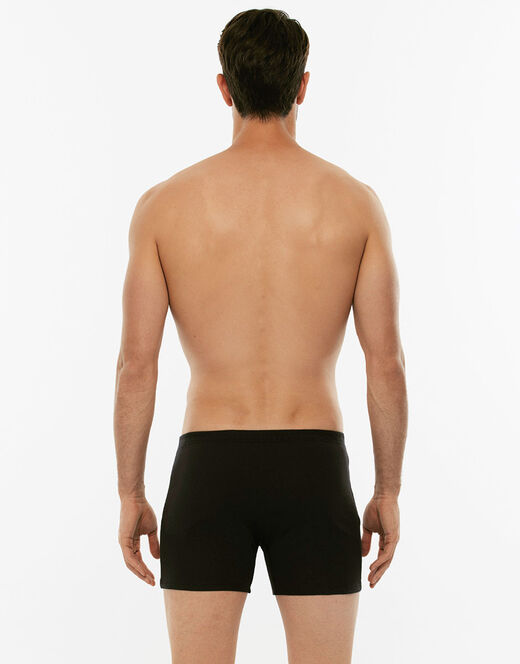 Lovable Boxer parigamba Bipack in 100% cotone Pure Cotton, nero Nuovo