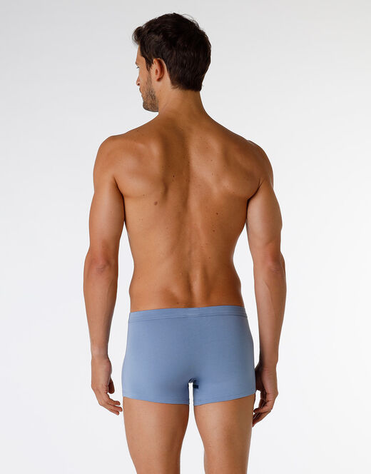 Lovable Boxer Enriched Plain Cotton Modal in cotone e modal, azzurro polvere Vendita