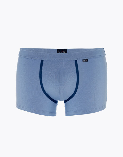 Lovable Boxer Enriched Plain Cotton Modal in cotone e modal, azzurro polvere Vendita