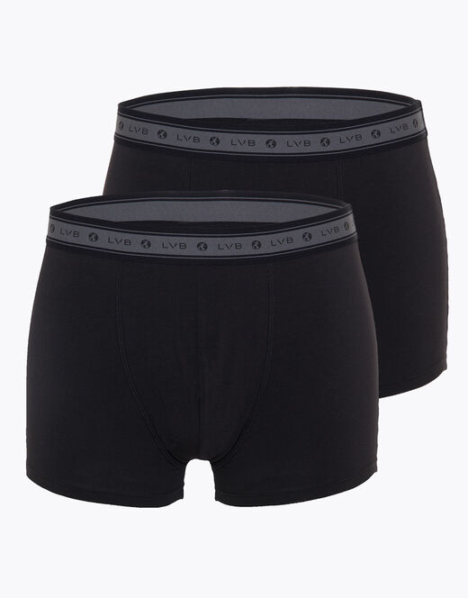 Lovable Boxer bipack uomo in cotone biologico, nero Promozione