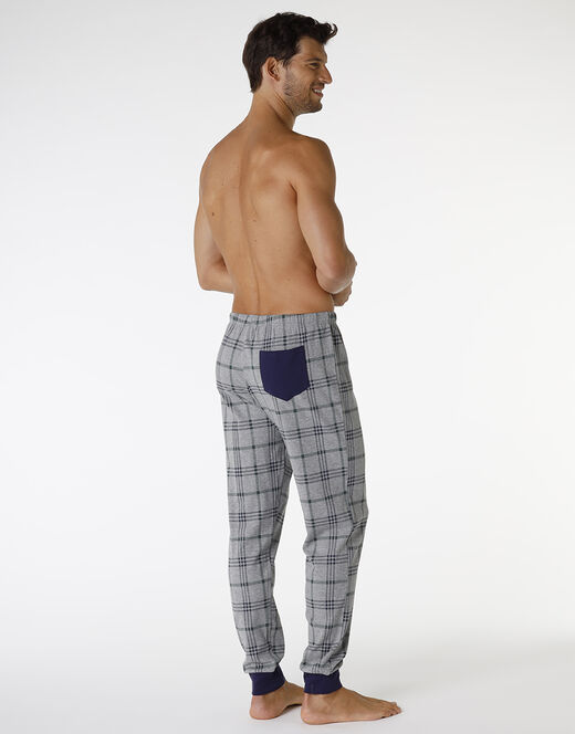 Lovable Pantalone in interlock di cotone, grigio melange stampato Consegna Veloce