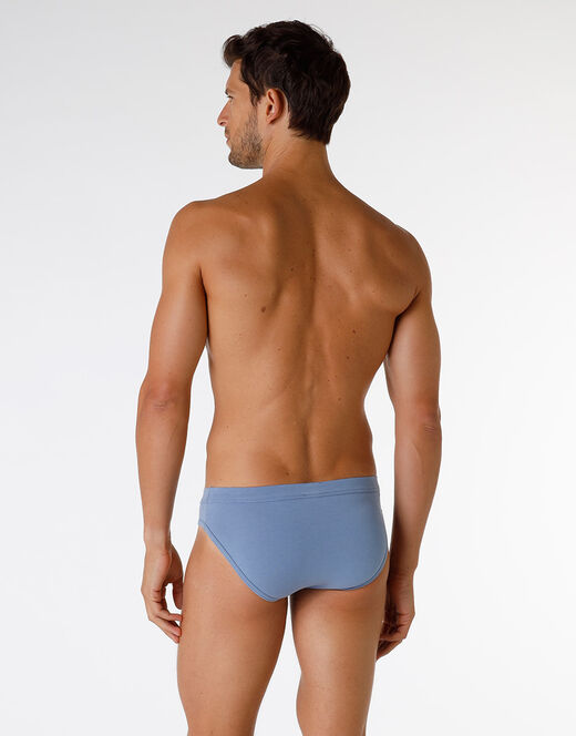 Lovable Slip Enriched Plain Cotton Modal in cotone e modal, azzurro polvere Shopping Online