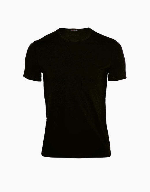 Lovable T-Shirt girocollo Cotton Stretch in cotone elasticizzato, nero Novità