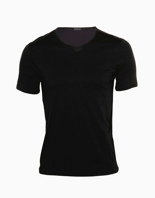 Lovable T-shirt 100% cotone Pure Cotton con scollo a V, nero Sconto