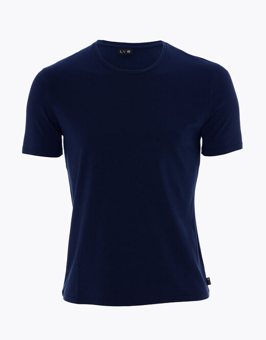 Lovable T-shirt Rephined Cotton Modal, blu navy Offerta