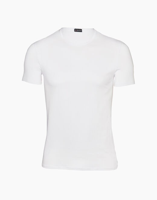 Lovable T-Shirt girocollo Cotton Stretch in cotone elasticizzato, bianco Economico