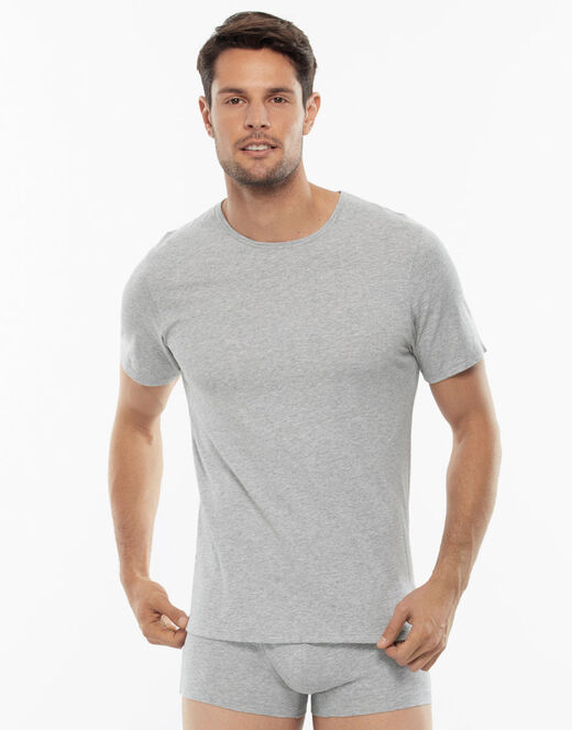 Lovable T-shirt girocollo 100% cotone Pure Cotton, grigio melange Online