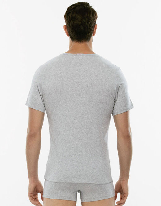 Lovable T-shirt girocollo 100% cotone Pure Cotton, grigio melange Online