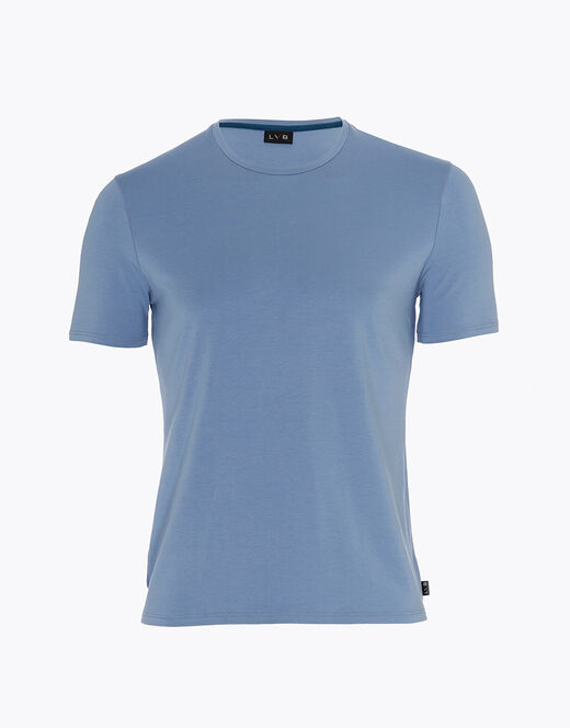 Lovable T-Shirt girocollo in cotone e modal, azzurro polvere Italia