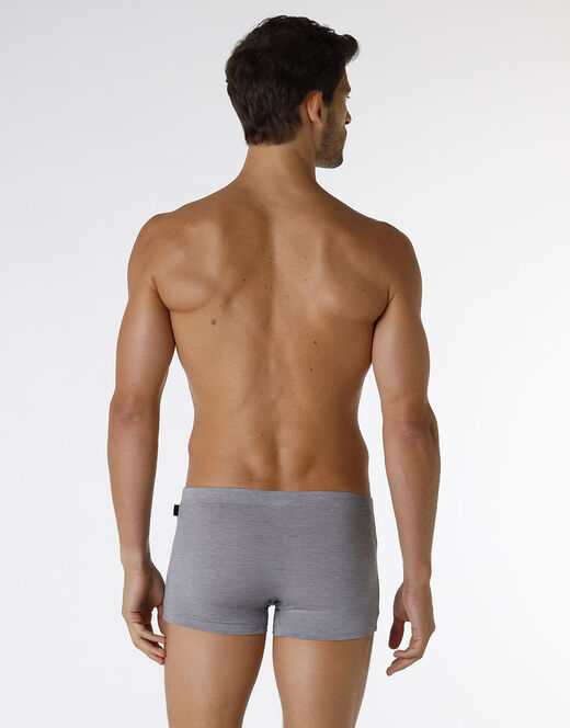 Lovable Boxer Micromodal Fil a Fil, grigio melange In Linea