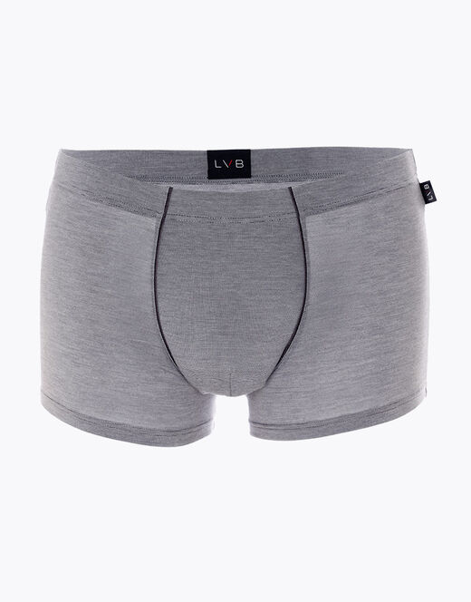 Lovable Boxer Micromodal Fil a Fil, grigio melange In Linea