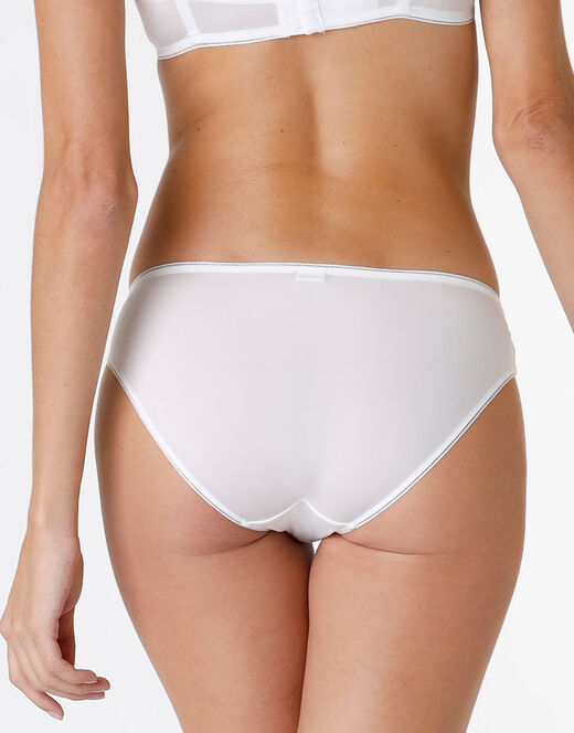 Lovable Slip Stylish Lace in microfibra e pizzo, bianco Saldi