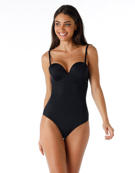 Lovable Body strapless in microfibra, nero Ultimo giorno